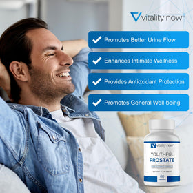 Vitality Now Complément Alimentaire Prostate vue de côté