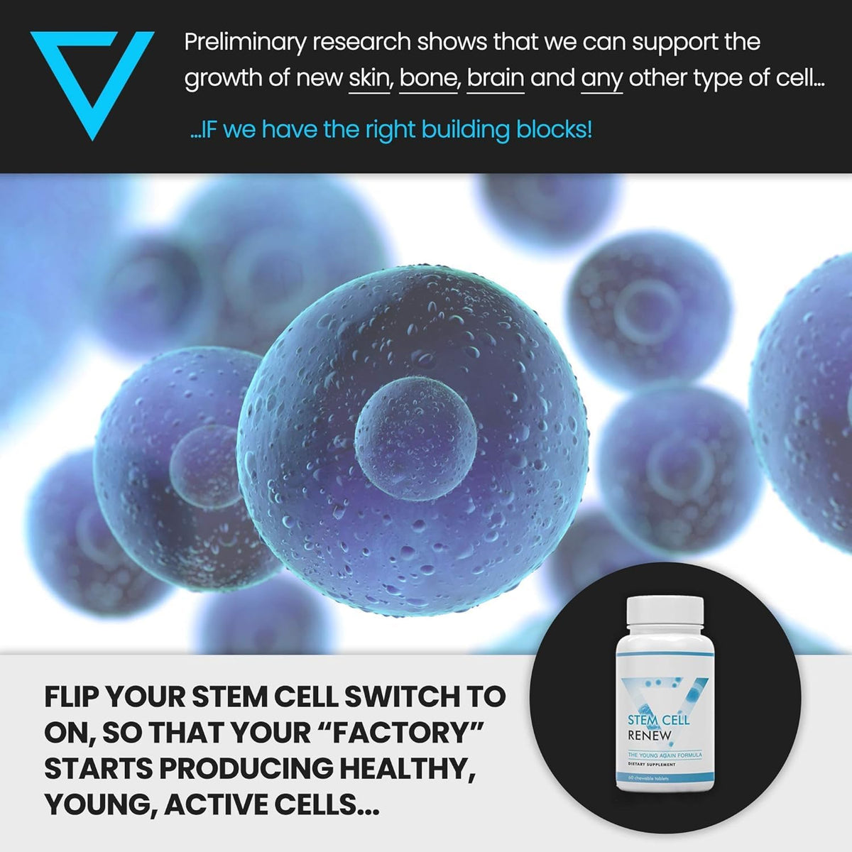 Vitality Now Stem Cell Renew prise de gélules