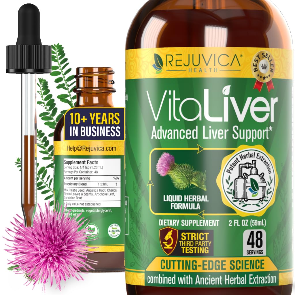 VitaLiver complément alimentaire pour le foie, flacon de 132g