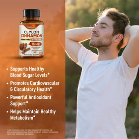 Vitalize Life capsules de cannelle de Ceylan 1200mg emballage