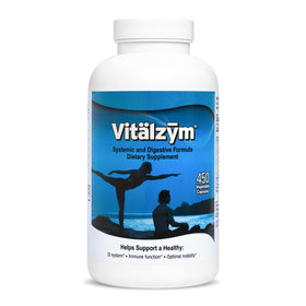 VITÄLZYM Complément Alimentaire Enzymes Systémiques 450 Capsules - vue avant