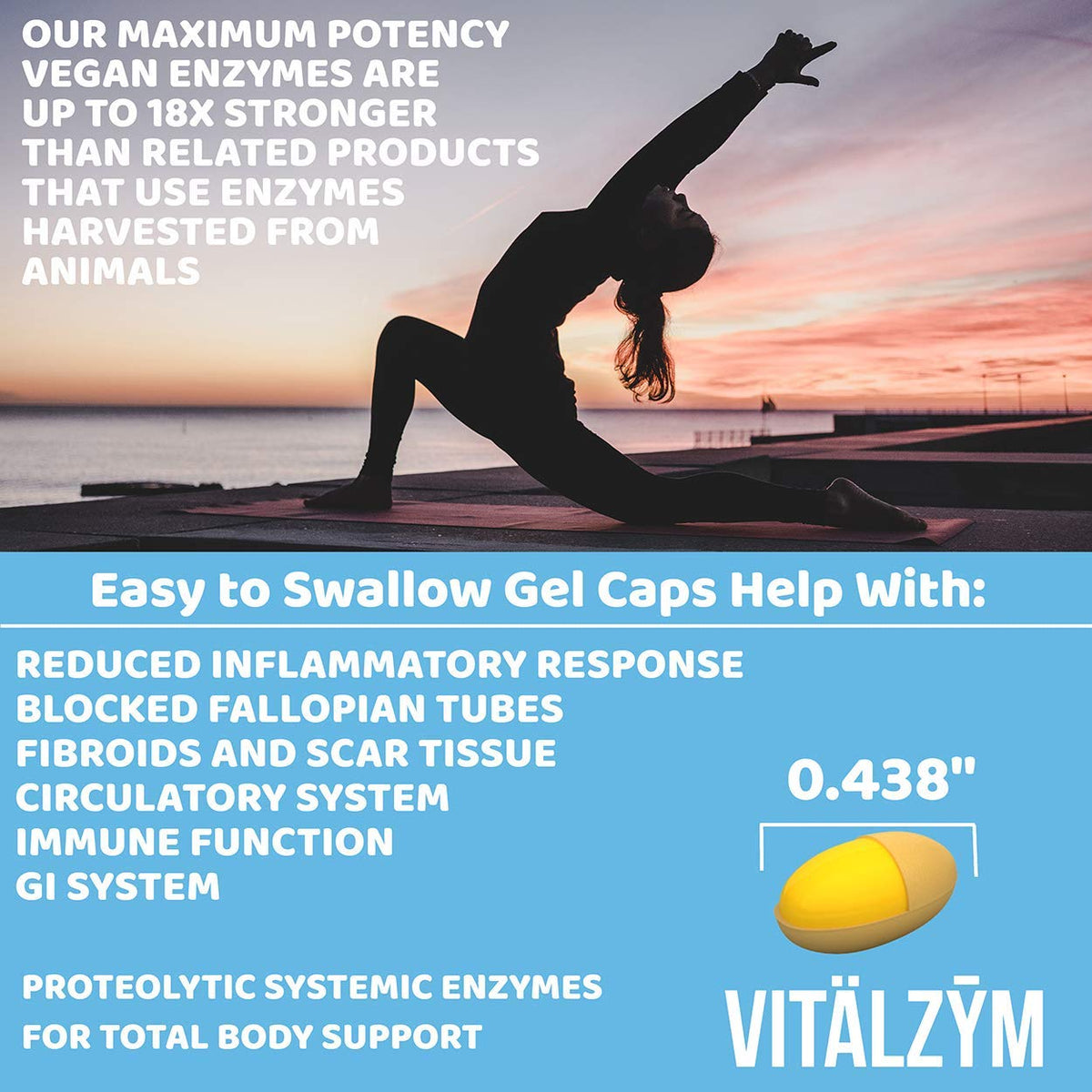 VITÄLZYM Vitalzym Enzymes 360 gélules liquides en milieu de vie