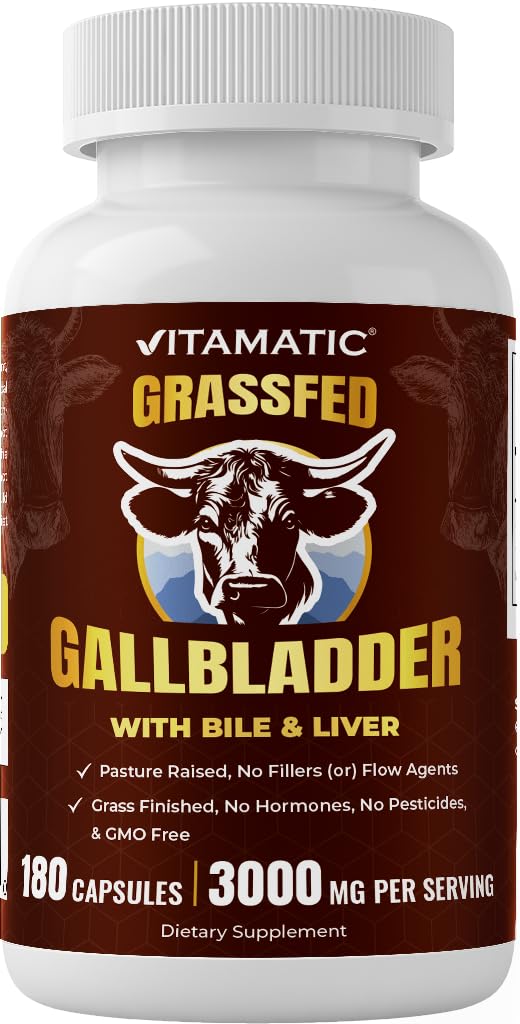 Vitamatic 180 gélules de foie de boeuf en boîte