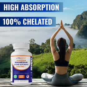 Vitamatic 2000mg de magnésium par comprimé