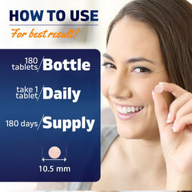 Vitamatic Acide Folique 400 mcg comprimés, présentation du flacon ouvert