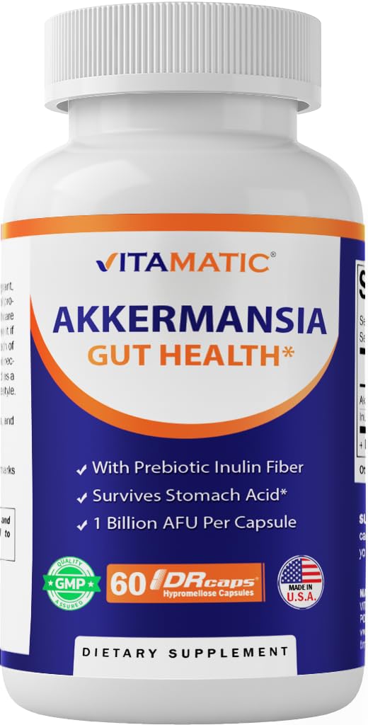Vitamatic Akkermansia Muciniphila 60 capsules vue de face