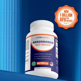 Vitamatic Akkermansia Muciniphila capsules avec des accessoires de santé