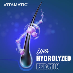 Vitamatic Biotine 20 000 mcg, flacon ouvert avec comprimés