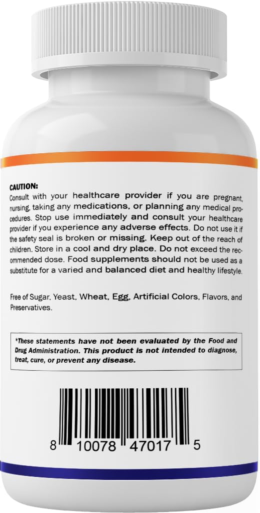 Vitamatic Broméline 500 mg 180 capsules végétariennes sur fond blanc