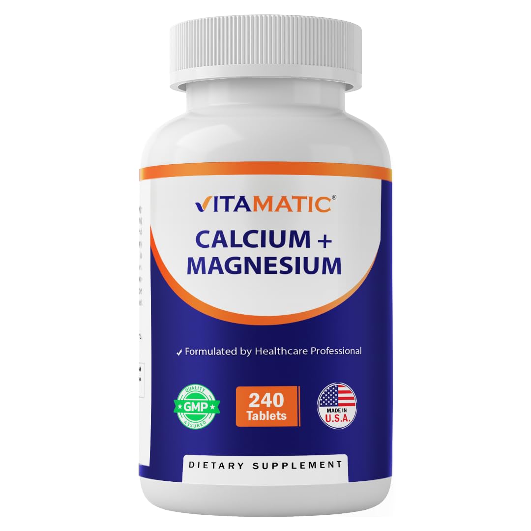 Vitamatic Calcium Magnésium 240 tablettes vue de face