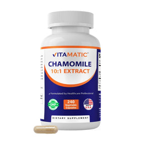 Vitamatic Camomille 250 mg flacon de 240 capsules végétales
