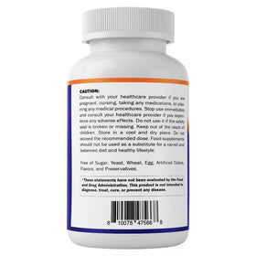 Vitamatic Camomille flacon avec capsules sur fond neutre