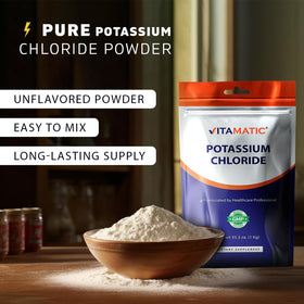 Vitamatic Chlorure de Potassium Poudre en utilisation