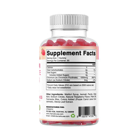 Vitamatic Chrome Picolinate 1000 mcg gummies framboise en portion
