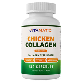 Vitamatic Collagène de Poulet 3000 mg flacon de 180 capsules