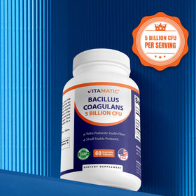 Vitamatic complément probiotique 60 capsules végétales côté