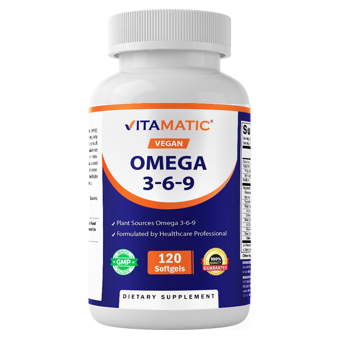 Vitamatic Complex Omega 3-6-9 1250mg flacon avant