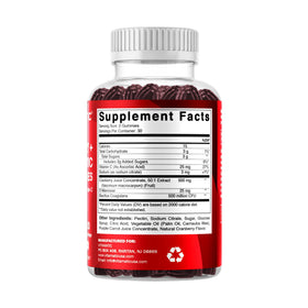 Vitamatic Cranberry Gummies daily serving suggestion