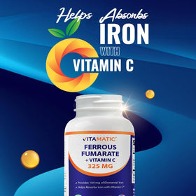 Vitamatic Fer 325 mg comprimés en gros plan