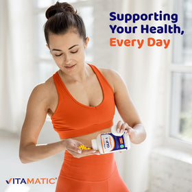 Vitamatic GLP-1 60 capsules avec étiquette détaillant les ingrédients