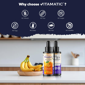 Vitamatic Gouttes Liquides de Vitamine A 10000 UI 59 ml - goutte à goutte