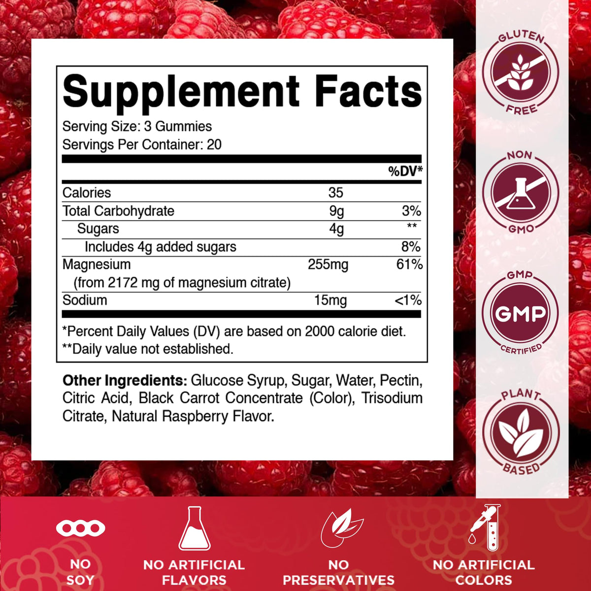 Vitamatic Gummies de Magnésium Extra Fort, gummies individuels