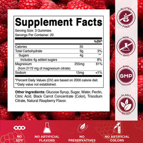 Vitamatic Gummies de Magnésium Extra Fort, gummies individuels