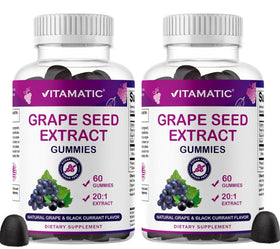 Vitamatic Gummies Extrait de Pépin de Raisin avant en vue de face