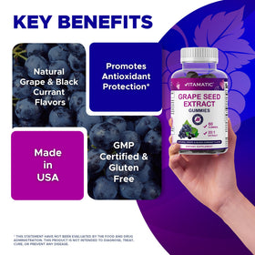 Vitamatic Gummies Extrait de Pépin de Raisin ouverture du pot