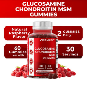 Vitamatic gummies glucosamine chondroitine MSM dans un environnement de cuisine