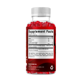 Vitamatic Gummies Méthylfolate 1000 mcg avec une mesure à côté