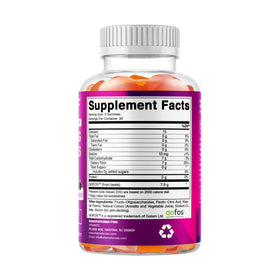 Vitamatic gummies prébiotiques en gros plan