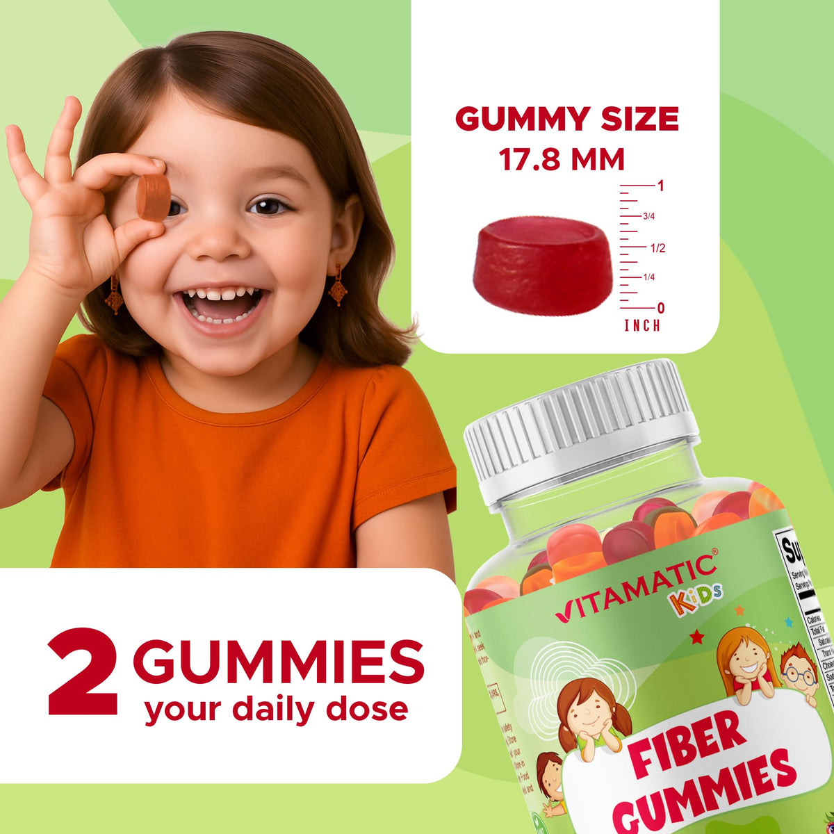 Vitamatic Gummies Prébiotiques Enfants en situation avec des enfants