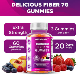 Vitamatic Gummies Prébiotiques, gummies dans une main