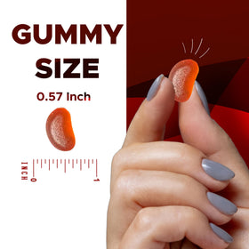Vitamatic Gummies Vitamine A 25000 UI Saveur Fraise, contenu de la bouteille