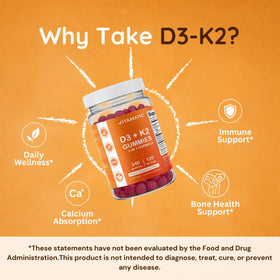 Vitamatic Gummies Vitamine D3 K2, vue de côté