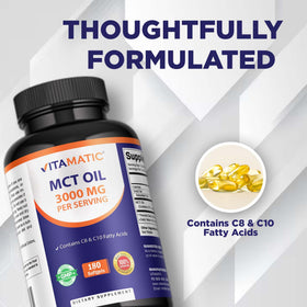 Vitamatic Huile MCT 3000 mg emballage
