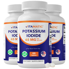 Vitamatic Iodure de Potassium 65 mg comprimés, vue de face