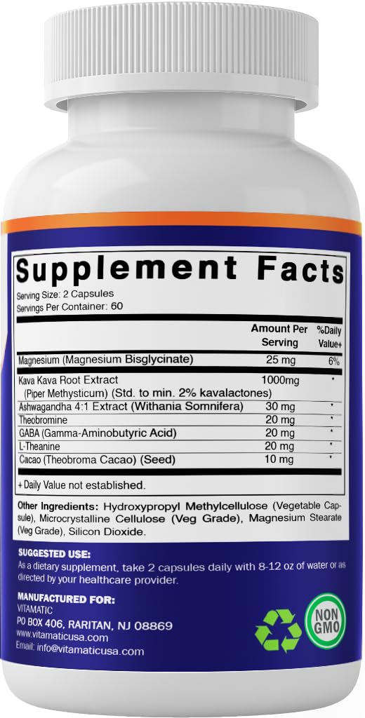 Vitamatic Kava Kava 1000mg en emballage