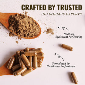 Vitamatic Kava Kava 1000mg sur une surface naturelle