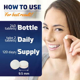 Vitamatic L-Théanine 400mg comprimés en gros plan