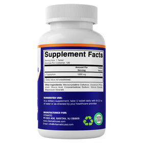Vitamatic L-Tryptophan 1000 mg comprimés avec un fond de nature