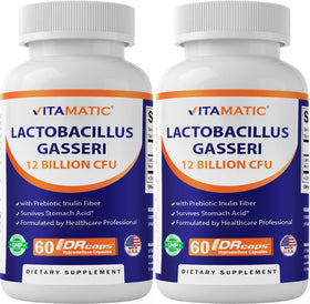 Vitamatic Lactobacillus Gasseri 12 Milliards CFU 60 capsules vue de face