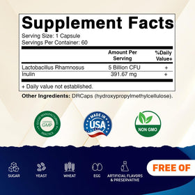 Vitamatic Lactobacillus Rhamnosus 60 capsules emballage