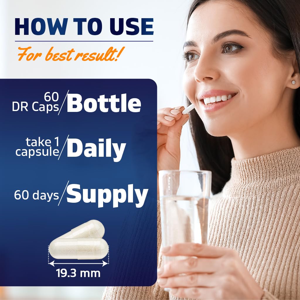 Vitamatic Lactobacillus Salivarius bouteilles alignées