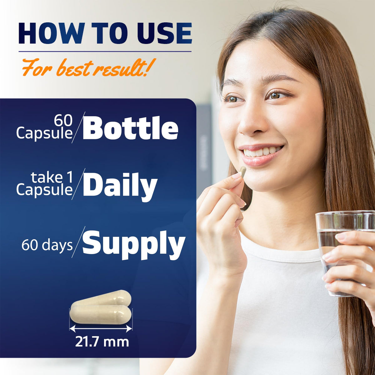Vitamatic Lactoferrin 250mg capsules végétales sur fond blanc