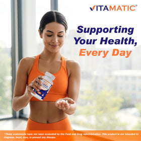 Vitamatic Magnésium Glycinate comprimés ouverts