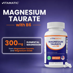Vitamatic Magnésium Taurate 1500mg capsules ouvertes pour dosage