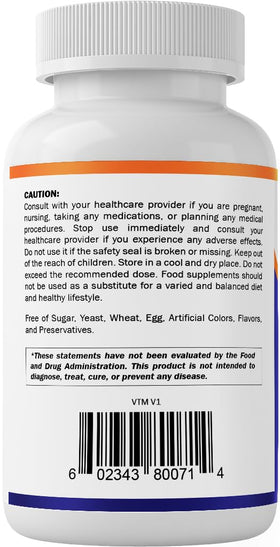 Vitamatic Mastic Gum 1000 mg capsules with a glass of water