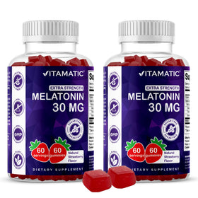Vitamatic Melatonine Gélules Végétales 30mg, emballage avant